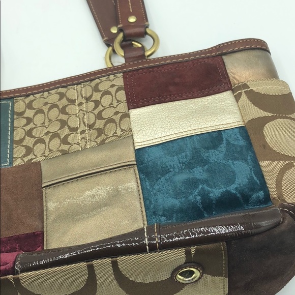 Coach Signature Patchwork Tote H0773-11358 - Picture 8 of 14